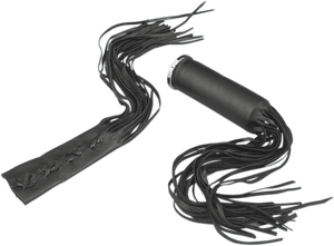 Fringed Leather Grip Covers - Rubber Grip