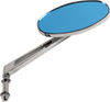 Mirror - Stealth II - Side View - Oval - Chrome w/Anti-Glare Blue Tint - view 1