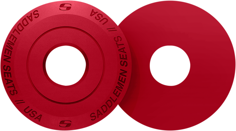 SEAT FENDER WASHER RED