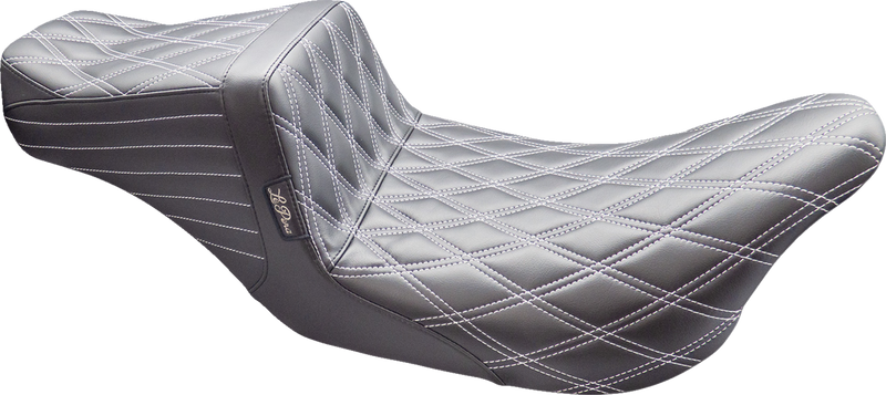Tailwhip Seat - Double Diamond w/ Titanium Thread - Black - FL '08-'24