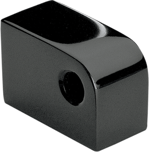 Headlight Mount - 5/8" Vertical Offset - 3/4" Horizontal Offset - Black - Wide Glide Triple Tree