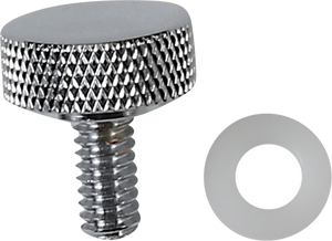 Seat Knob - Smooth - Chrome - 1/4"-20