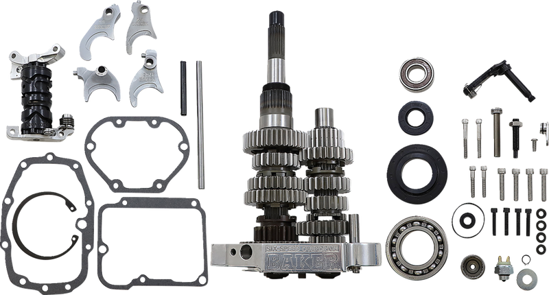 Gear Set - Overdrive/6-Speed - Polished - Softail/Dyna/FXR