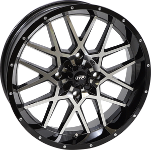 Wheel - Hurricane - Front/Rear - Black Machined - 18x6.5 - 4/156 - 4+2.5 (+10 mm)