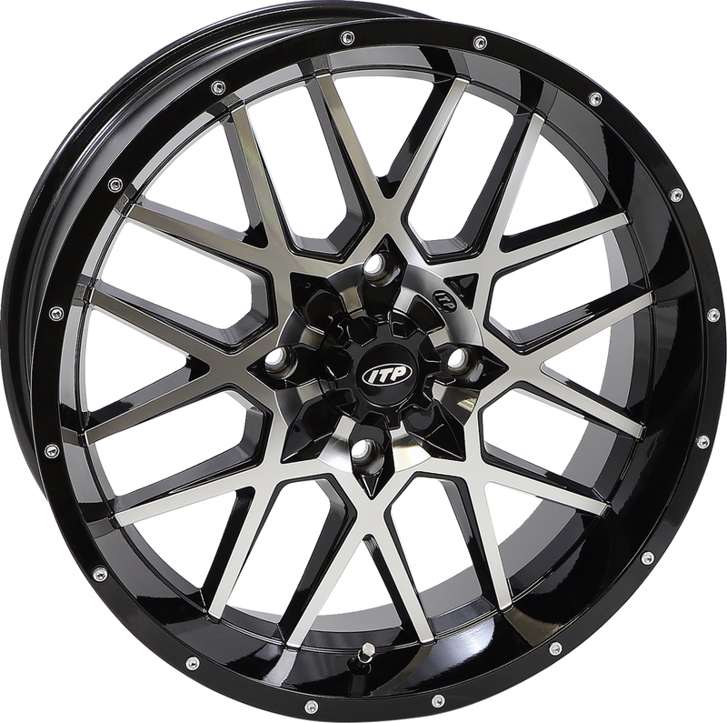 Wheel - Hurricane - Front/Rear - Black Machined - 18x6.5 - 4/156 - 4+2.5 (+10 mm)