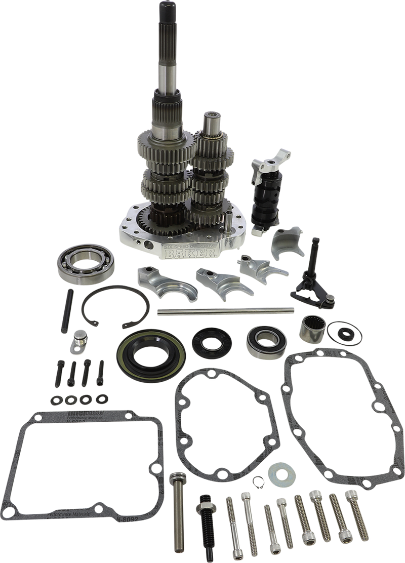 Gear Set - Overdrive/6-Speed - Polished - '00-'06 Harley-Davidson