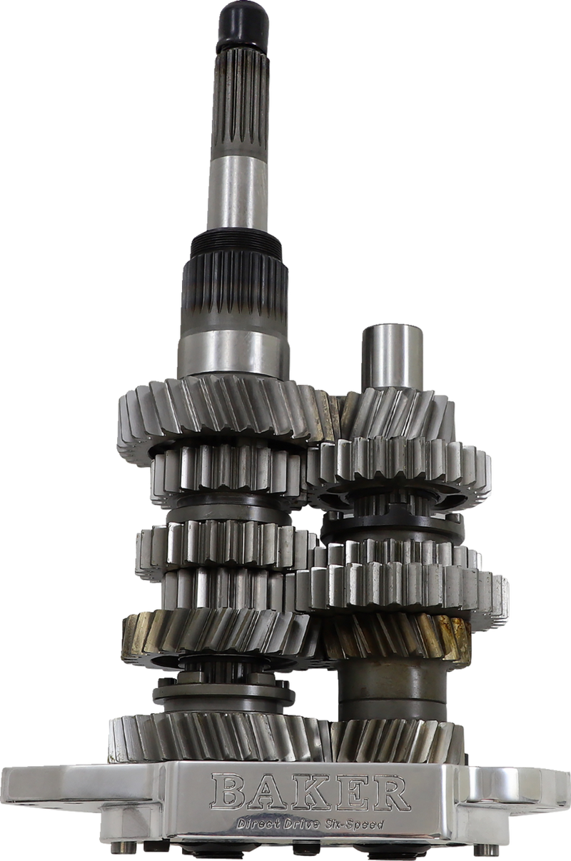 Direct Drive Gear Set - 6-Speed - Polished - '01-'06 Softail/Dyna
