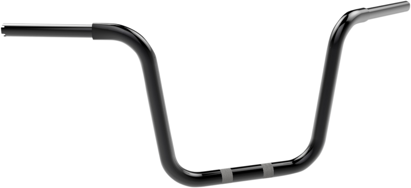 1-1/4" Fat Center Bobber Ape Handlebar - 12" - Black