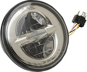 Headlamp - Reflector Style - 5-3/4" - LED - Chrome