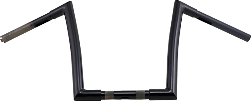 1-1/4" Strip Handlebar - 12" Rise - Black