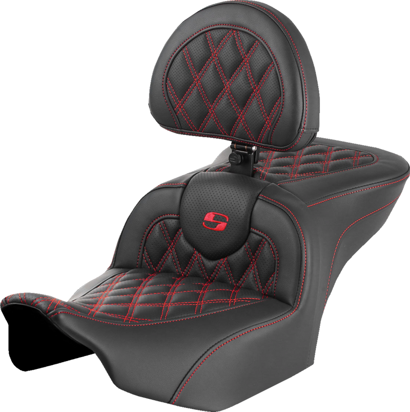 SEAT ROADSOFA LS W/BR RED STITCH