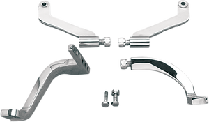 Floorboard Mounting Brackets - Chrome - FLT/FLHT