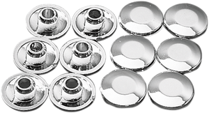 Chrome Plug for Handlebar Clamps