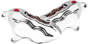 4-Piston Caliper - Dual Disc - Front - Chrome