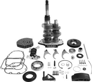 Direct Drive Gear Set - 6-Speed - Black - '90-'97 Softail/Dyna