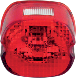 Laydown Taillight Lens - Red
