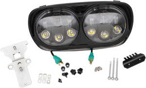 5.75" Headlight Assembly - Black - '99-'13 FLTR