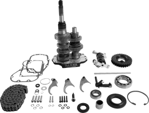 Direct Drive Gear Set - 6-Speed - Black - '98-'00 Touring/FXR