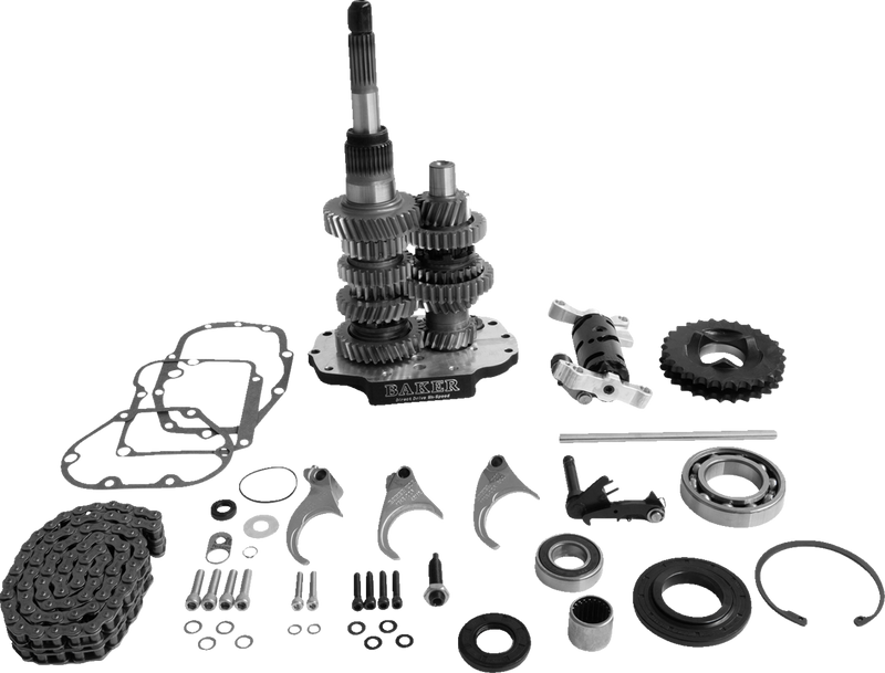 Direct Drive Gear Set - 6-Speed - Black - '98-'00 Touring/FXR