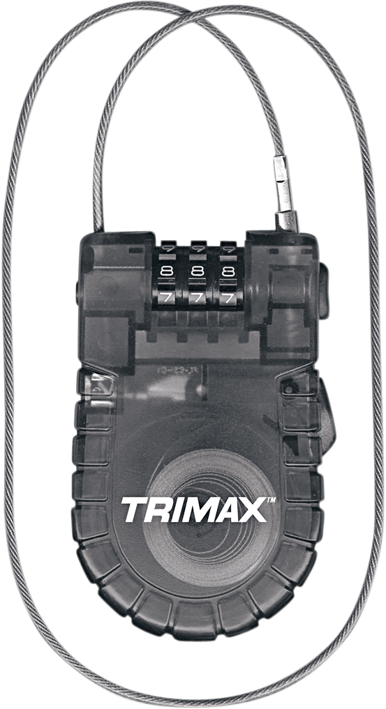 Cable Combination Lock - Retractable