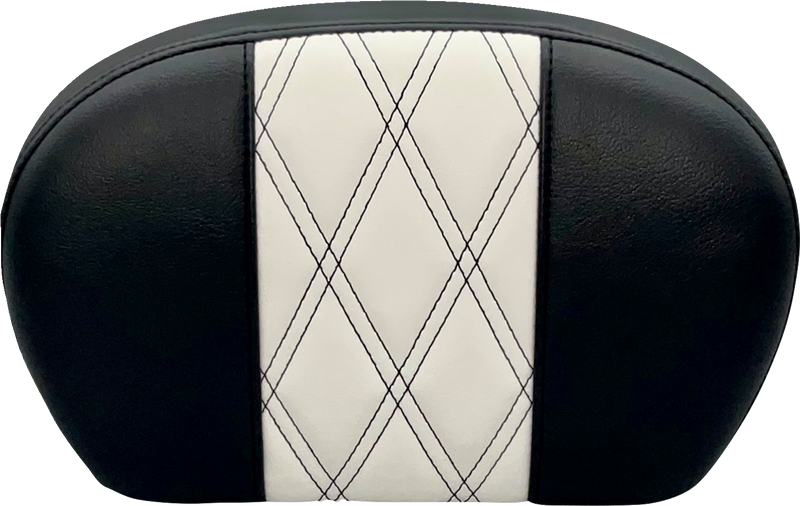Sissy Bar Pad - Large - GT 1/HR 1 Inlay - Dull Black
