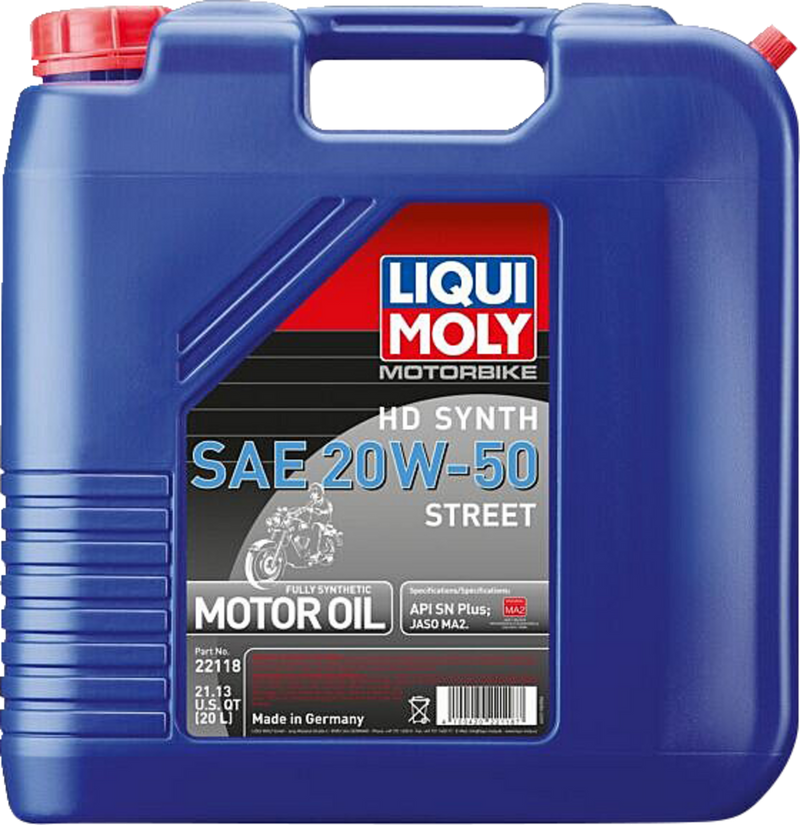 H-D® Synthetic 4T Street Oil - 20W-50 - 20 Liter