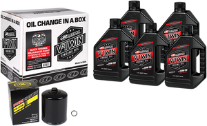 Quick Change M8 Synthetic 20W-50 Oil Change Kit - Black Filter