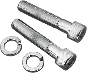Custom Handlebar and Riser Mounting Bolts - Allen Bolt - 1/2"-20 x 2-1/2" - Chrome