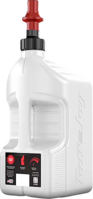 Tuff Jug - Container - with View Strip/Ripper Cap - White - 5.3 US gal