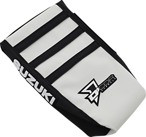 Seat Cover - Black/White - RMZ250/450 '04-'18