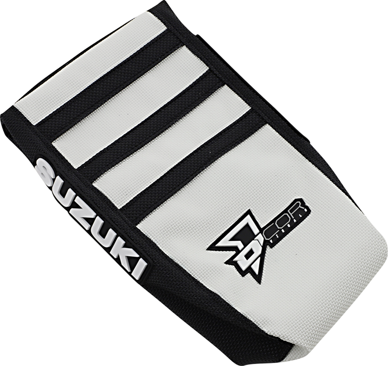 Seat Cover - Black/White - RMZ250/450 '04-'18