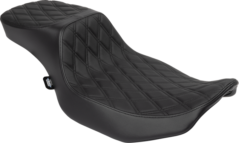 Performance Predator 2-Up Seat - Vinyl - Black Double Diamond Stitch - FLHX/FLTR '23-'24