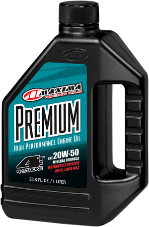 Premium High Performance Mineral 4T Engine Oil - 20W-50 - 1L