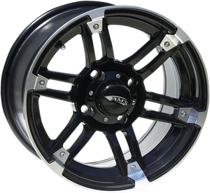 Wheel - Roll'n 104 - Front/Rear - Machined Black - 15x7 - 4/156 - 4+3