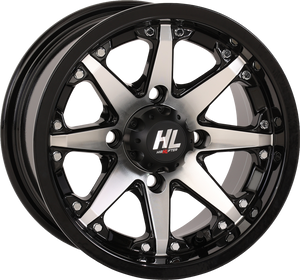 Wheel - HL10 - Rear - Gloss Black w/Machined - 12x7 - 4/110 - 2+5 (-47 mm)