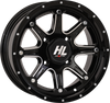 Wheel - HL4 - Front/Rear - Gloss Black w/Machined - 14x7 - 4/137 - 4+3 (+10 mm) - view 1