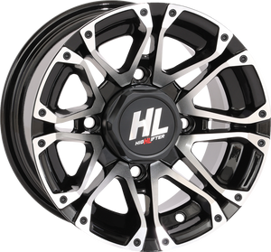 Wheel - HL3 - Rear - Gloss Black w/Machined - 12x7 - 4/110 - 2+5 (-47 mm)