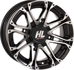 Wheel - HL3 - Rear - Gloss Black w/Machined - 14x7 - 4/110 - 2+5 (-47 mm)