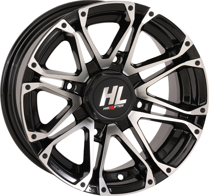 Wheel - HL3 - Rear - Gloss Black w/Machined - 14x7 - 4/110 - 2+5 (-47 mm)